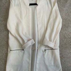 White long blazer